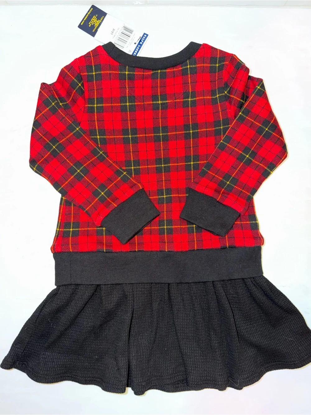Polo Ralph Lauren Girls 2T Red Plaid Holiday Dress NWT